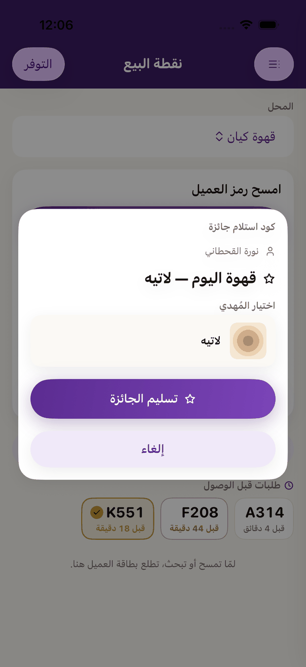جائزة أهداها صديق: «اختيار المُهدي»، ثم «تسليم الجائزة».